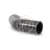 Ø55mm silicone hose 45° bend black