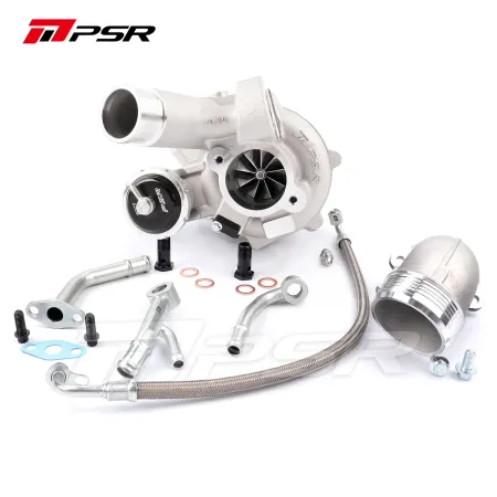 Turbosprężarka Pulsar PSR 5449G z podwójnym łożyskiem kulkowym do VW/Audi 2.0L TSI MK7 EA88 Gen 3 (2014-2021) - maks. 600 KM, z siłownikiem ze stali n