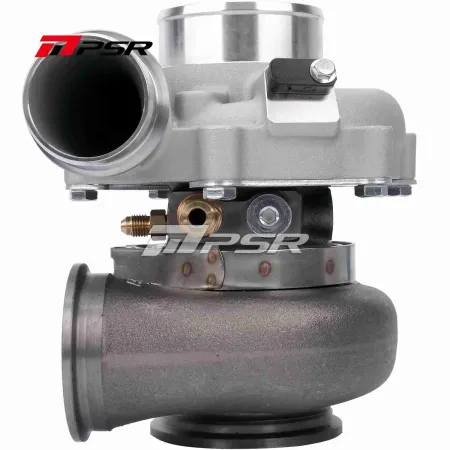 Turbosprężarka Pulsar PSR 6862G Reverse Rotation z podwójnym łożyskiem kulkowym, wydajność 1050HP, mod. T51R z podwójnym V-Band 1.01A/R