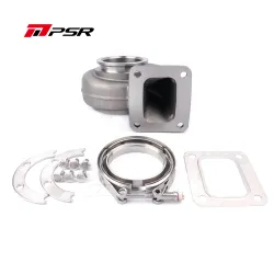 Pulsar PSR Turbine Housing Drop in Precision PTE Ball Bearing Turbo 6870 0.81 A/R T4 Open Inlet V-Band Outlet