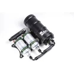 Fuel Surge Tank Dual External Bosch 044 Horizontal Not Pumps Radium Engineering