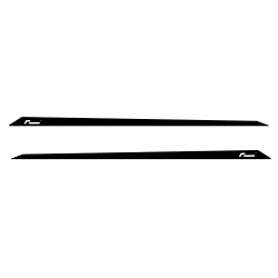 Racingline Door Decals Short Black for VW Golf Polo Leon A3 S3 RS3