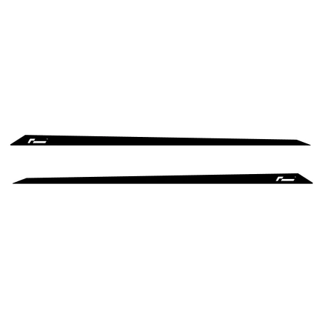 Racingline Door Decals Short Black for VW Golf Polo Leon A3 S3 RS3