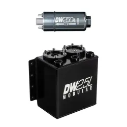 DeatschWerks 2.5L Surge Tank with 250iL In-Line Fuel Pump