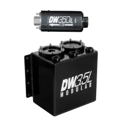 DeatschWerks 3.5L Surge Tank with 350iL In-Line Fuel Pump