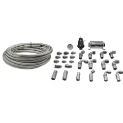 DeatschWerks Return Plumbing Kit PTFE 8AN Feed 6AN Return for Hemi 2006+