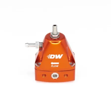 DeatschWerks DWR1000iL In-Line Adjustable Fuel Pressure Regulator (AFPR) Orange