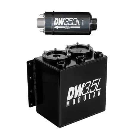 DeatschWerks 3.5L Surge Tank with 350iL In-Line Fuel Pump