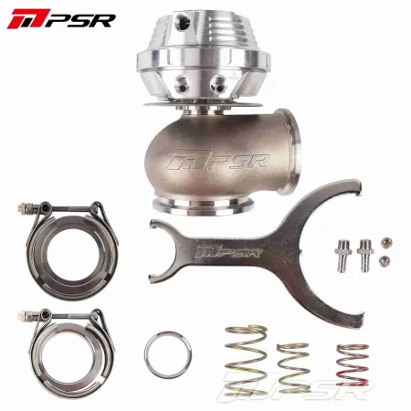 Pulsar PSR New Generation Wastegate 45mm V-Band External Wastegate Silver