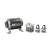 DeatschWerks In-Line Fuel Filter Kit -8AN 10 Micron 70mm