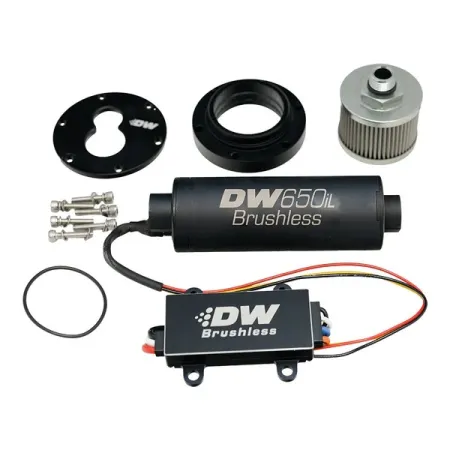 DeatschWerks In-Tank Pump Adapter and DW650iL Brushless 650 lph Fuel Pump for 3.5L Surge Tank