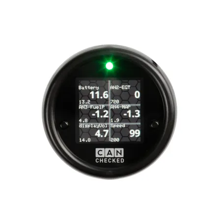 CANchecked MFD15 Gen2 Wyświetlacz parametrów uniwersalny 52mm