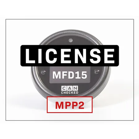 CANchecked Licencja MPP2 dla MFD15