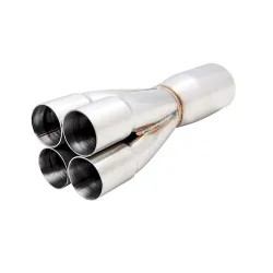 Nierdzewny kolektor wydechowy XForce 4-1 3/4" - 3"