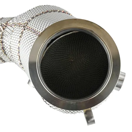 Downpipe FMC.Pro BMW F15 F16 X5 50ix X6 50ix 4.0 4.4L N63B 2015- + katalizator + osłona termoizolacyjna inconel