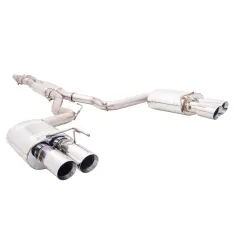 Układ wydechowy XForce Ford Mustang 2018- GT Fastback 5.0L | GT Coupe stal nierdzewna