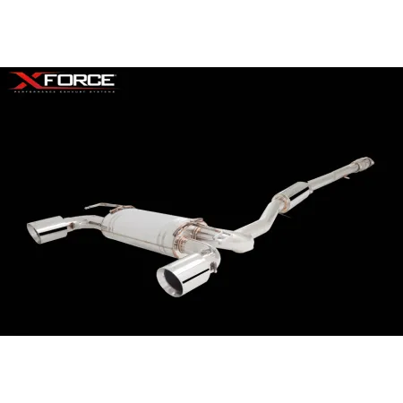 Układ wydechowy XForce Mitsubishi Lancer 2007-2015 EVO X stal nierdzewna