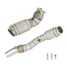 Downpipe FMIC.Pro BMW F80 M3 S55 USA z katalizatorem i osłoną termiczną