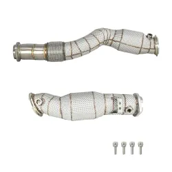 Downpipe FMIC.Pro BMW M2 M3 M4 G20 G80 S58 B30 2020+ z katalizatorem i osłoną termiczną