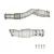 Downpipe FMIC.Pro BMW M2 M3 M4 G20 G80 S58 B30 2020+ z katalizatorem i osłoną termiczną
