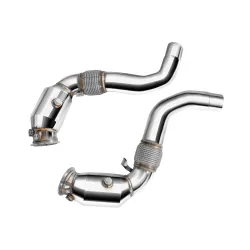 Downpipe FMIC.Pro BMW F15 F16 X5 50ix X6 50ix 4.0 4.4L N63B 2015- z katalizatorem