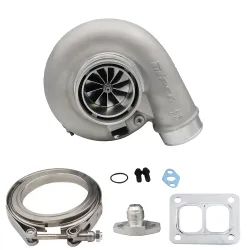 Turbosprężarka Pulsar PSR 7375G Compact 1200KM 1.01 T4 Twin Scroll Wlot Wlot 4" V-Band Wylot Łożyska kulkowe