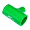 Trójnik silikonowy T-Piece 60/32mm Zielony