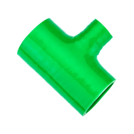 Trójnik silikonowy T-Piece 51/32mm Zielony