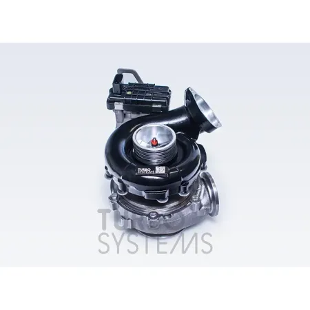 Wydajny turbodoładowacz Stage 3 z łożyskami kulkowymi TurboSystems do BMW E7x (3.0d)