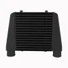 Intercooler 280x280x76mm FMIC.EU Górny Wlot / Wylot Czarny