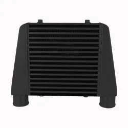 Intercooler 280x280x76mm FMIC.EU Górny Wlot / Wylot Czarny