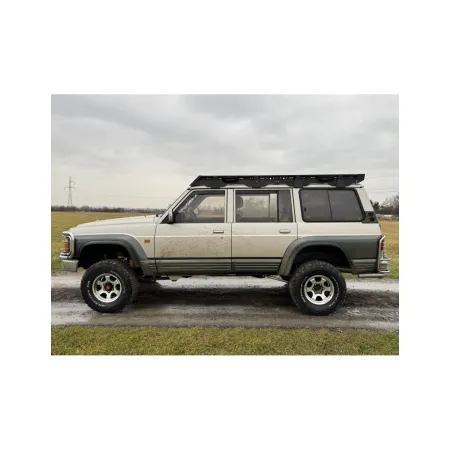 Aluminiowy bagażnik dachowy bez oświetlenia wstecznego typ long IOD Performance for Nissan Patrol Y60 LWB