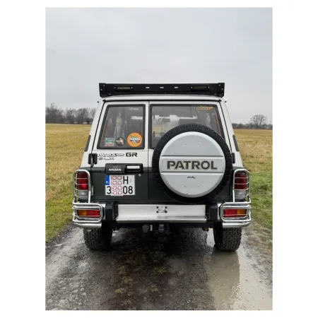 Aluminiowy bagażnik dachowy bez oświetlenia wstecznego typ long IOD Performance for Nissan Patrol Y60 LWB