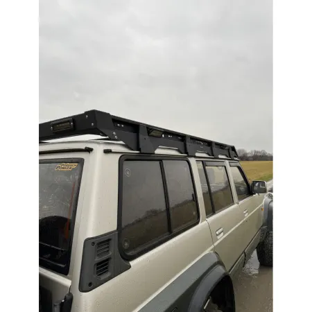 Aluminiowy bagażnik dachowy bez oświetlenia wstecznego typ short IOD Performance for Nissan Patrol Y60 SWB