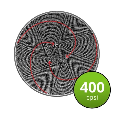 Katalizator uniwersalny benzyna 0.7-2.5 RFC Euro 4 Przepustowość (cpsi) 400