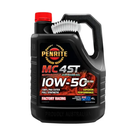 Olej silnikowy motocyklowy Penrite MC-4ST FS 10W-50 100% PAO ESTER Full Synthetic 4L