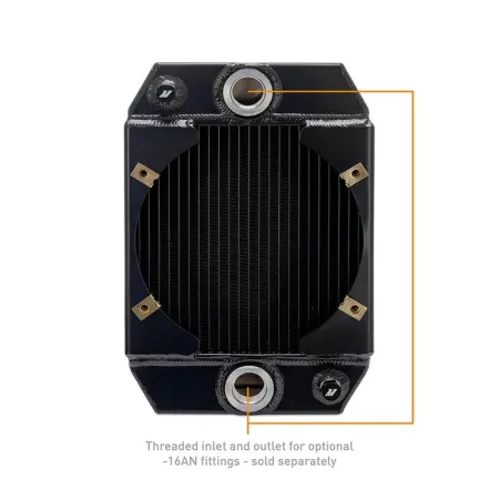 Mishimoto MMRAD-UNI-DRG Universal Drag Race Performance Aluminum Radiator Black