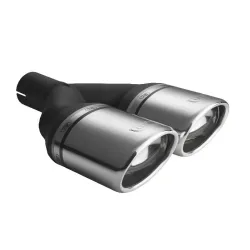 Uniwersalna końcówka tłumika owalna 120×80mm długość 250mm średnica montażowa 55mm