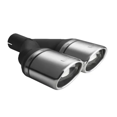 Uniwersalna końcówka tłumika owalna 120×80mm długość 250mm średnica montażowa 60mm