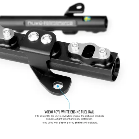 Nuke Performance Fuel Rail for Volvo 4cyl White Engine