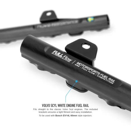 Nuke Performance Fuel Rail for Volvo 5cyl White Engine