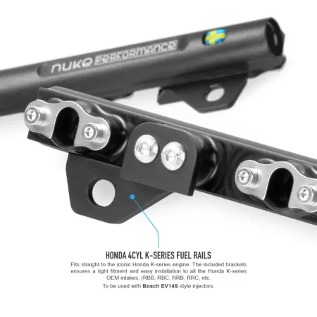Nuke Performance Fuel Rail for Honda 4 Cyl K-Series
