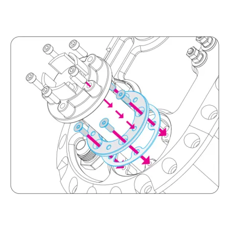 Nuke Performance Fuel level sender - pattern adapter plate
