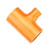 Trójnik silikonowy T-Piece 54/32mm Pomarańczowy