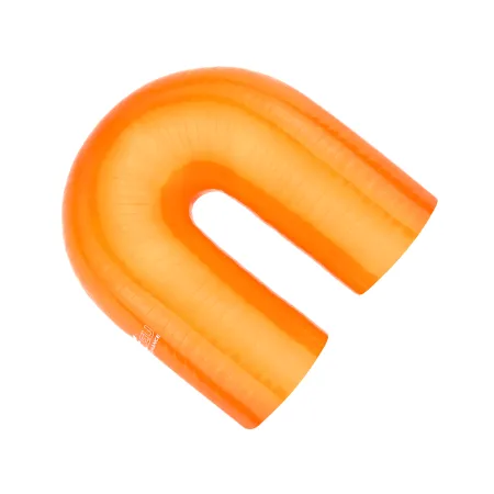 Kolanko silikonowe 180' 41mm Pomarańczowy
