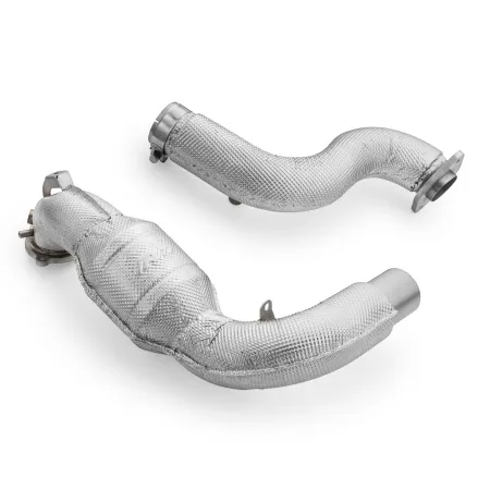 Downpipe z osłoną termiczną i katalizatorami Mercedes-AMG A35 GPF W177 4MATIC MS without GPF OFF 100 cpsi