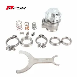 Pulsar PSR New Generation Wastegate 38mm Dual Vband External Wastegate Silver