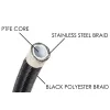 6AN Universal DIY PTFE Hose Black Radium Engineering