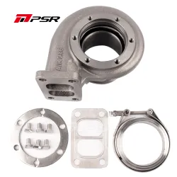 Pulsar PSR Turbine Housing Drop in Precision PTE Ball Bearing T4 Open 0.63 A/R Stainless Steel for 6266 / 6466 / 6766