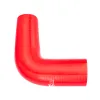 Kolanko silikonowe 90' 63mm Czerwony